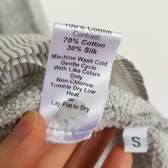 Wilt Silk Striped Trim Layered Distressed Sweater - Picture 16 of 17